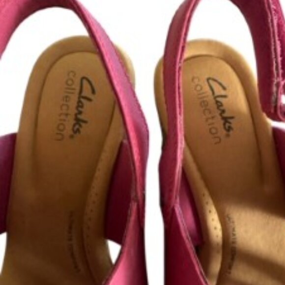 Clarks Giselle Glow Wedge Sandal 9 - Picture 6 of 7